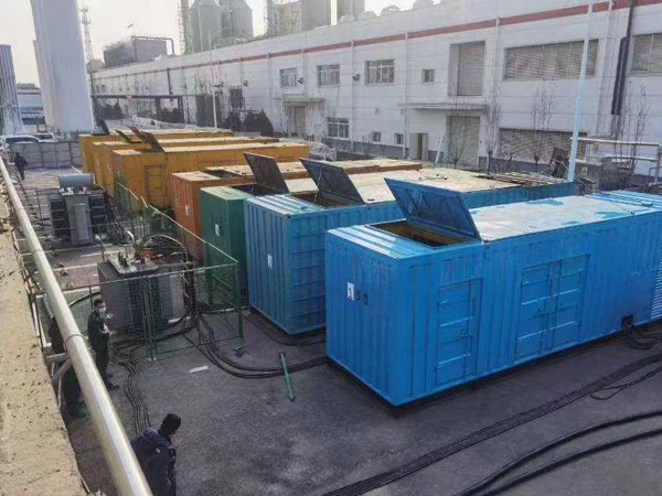 荆州柴油发电机出租案例展示
